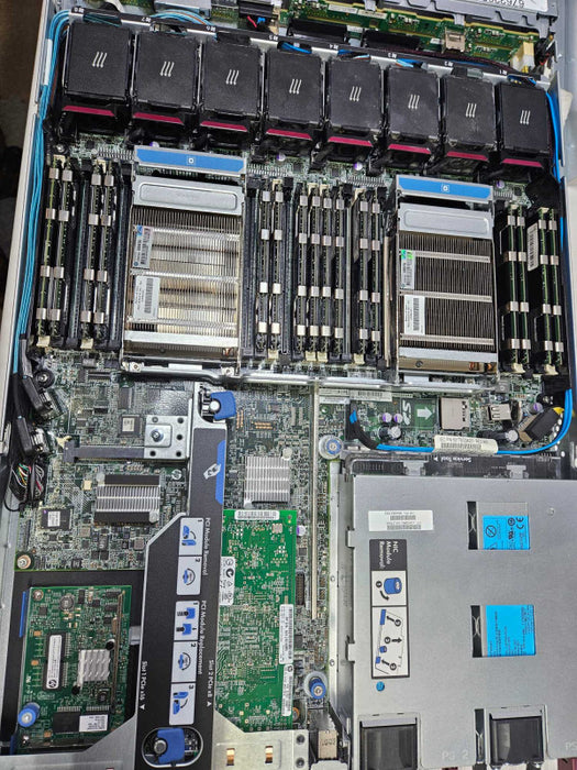 HP ProLiant DL360p Gen8 2x Xeon E5-2640 131GB ECC DDR3 B420i 2x PSU **READ** )