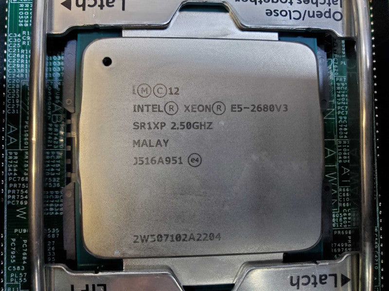 Dell PowerEdge M630 2x Xeon E5-2680v3 @ 2.5GHz No Ram/Storage (