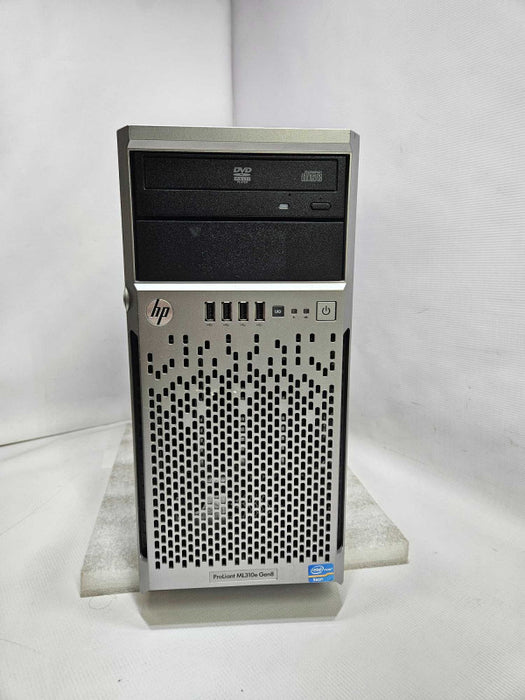 HP ProLiant ML310e Gen 8 Xeon E3-1220 v2 @ 3.1GHz 2GB RAM Barebones Server )