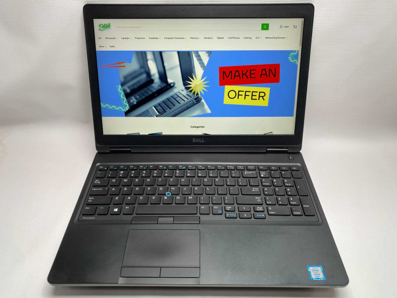 DELL Precision 3520 with Intel XEON E3-1505M v6 CPU 16GB RAM & 512GB SSD READ -