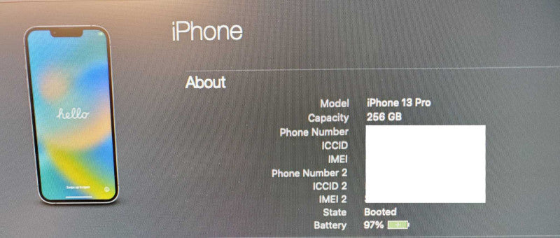 Apple iPhone 13 Pro - 256 GB - Gray [Read] (