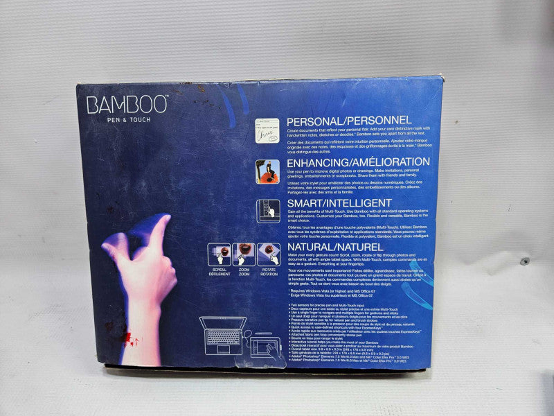 Wacom Bamboo Pen & Touch Graphic Tablet/Signature Pad Model-Used )