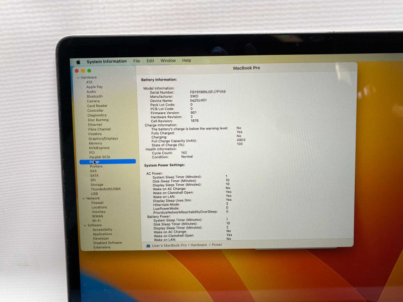 2018 MacBook Pro 13-inch with i5 CPU 8GB RAM & 250GB Storage READ  -