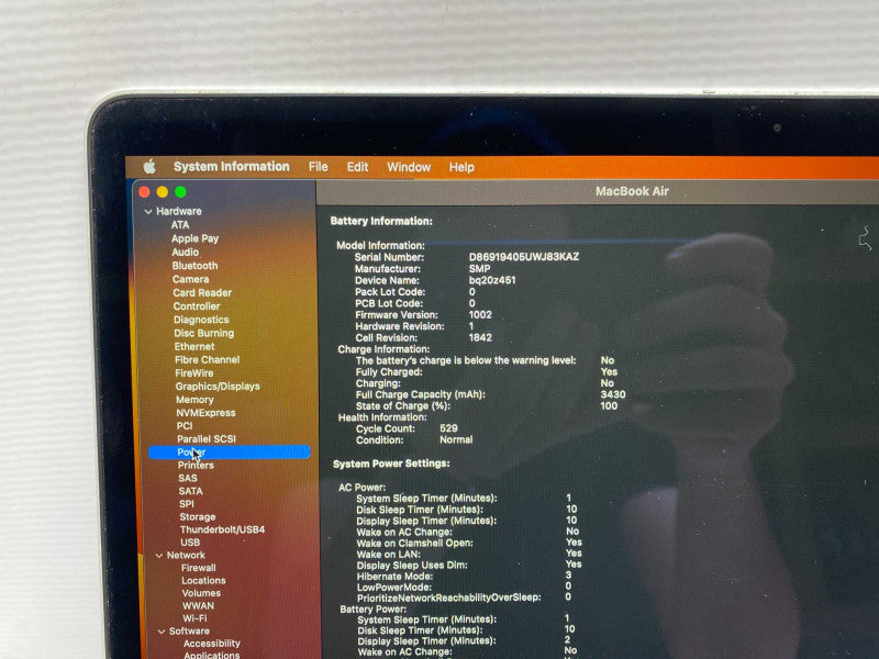 2018 MacBook Air Retina 13-inch with intel i5 CPU 8GB RAM & 128GB Storage  -