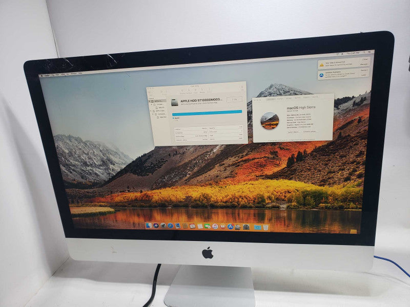 Apple iMac 2017 Retina 5K 27\\" Core I5 @ 2.5GHz 32GB DDR4 1TB HDD **READ** )