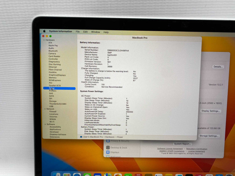 2017 13-inch MacBook Pro with i5 CPU 7GB RAM & 120GB Storage  -
