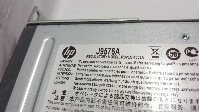 HP J9576A E3800 48G-4SFP+ Gigabit switch / Factory Reset / READ #