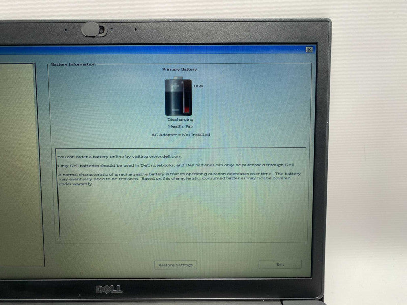 DELL Latitude 7480 with i7-6600U CPU 8GB RAM & 256GB SSD Storage  -