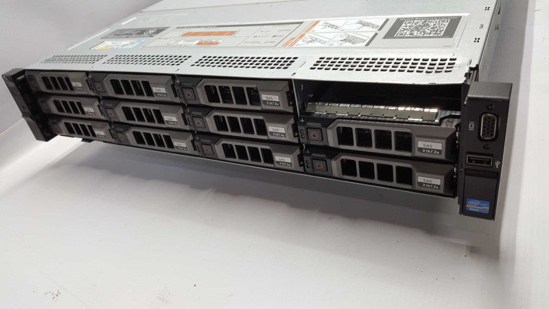 Dell R720xd 2x Xeon E5-2620 @ 2.00ghz / 128gb ram / 710P Mini Raid  #