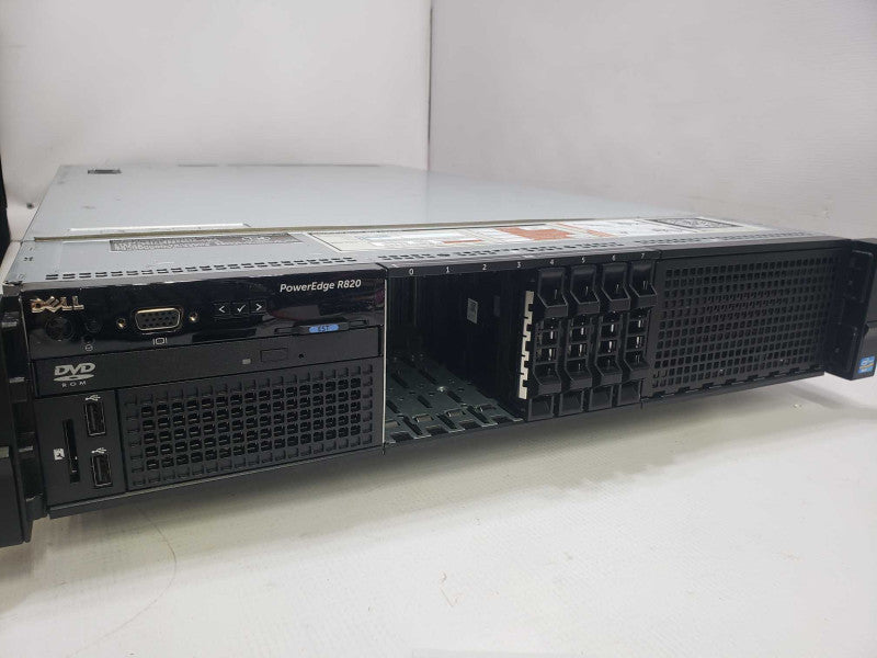 Dell PowerEdge R820 2x Xeon E5-4620 v2 @ 2.60GHz 128 GB DDR4 RAM 2x PSU )