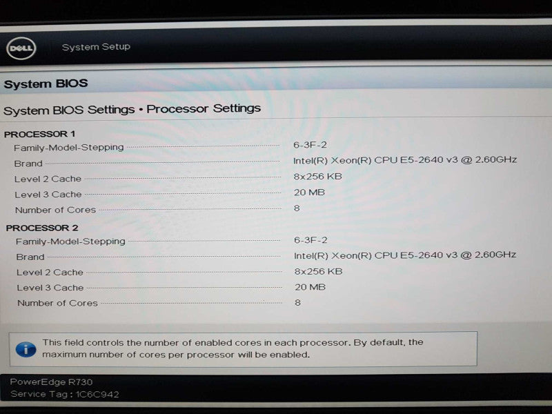 Dell Poweredge R730 2x Xeon E5-2640 V3 @ 2.60ghz / 32gb ram / H730 mini Raid #