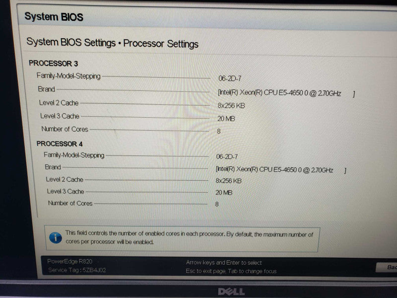 Dell PowerEdge R820 4x Xeon E5-4650 0 @ 2.70GHz 320 GB RAM 2x PSU *READ* )