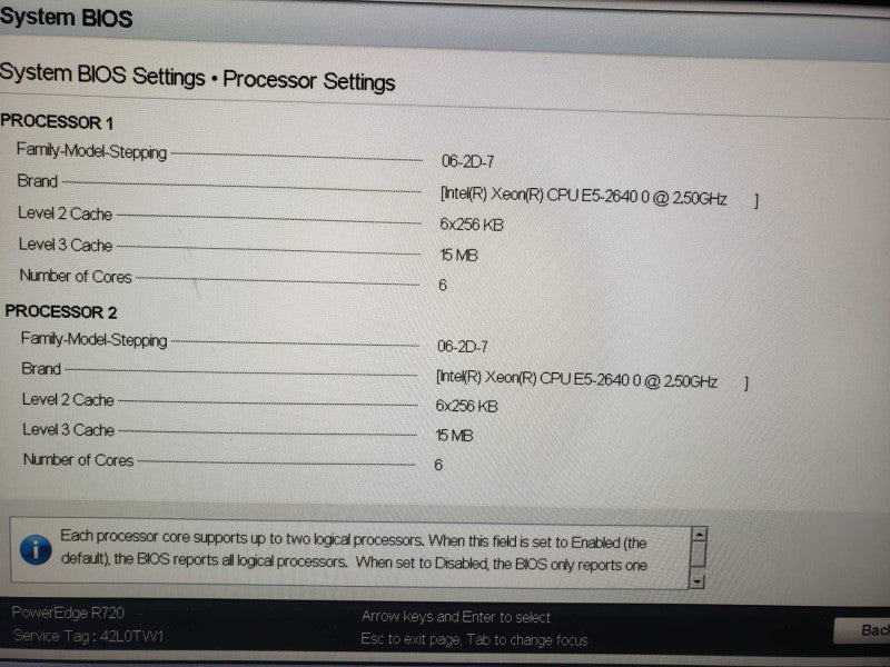 Dell PowerEdge R720 2x Xeon E5-2640 @ 2.50GHz 16 GB RAM 2x PSU )