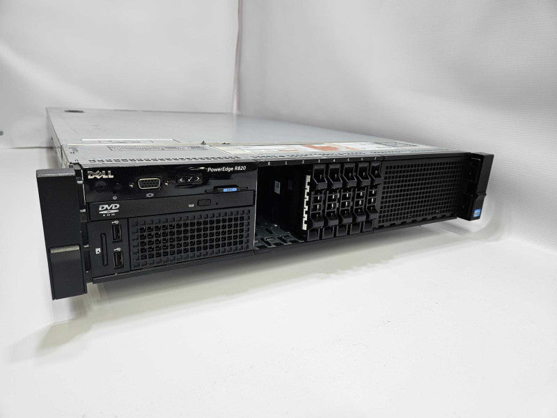 Dell PowerEdge R820 4x Xeon E5-4650 0 @ 2.70GHz 384GB RAM 2x PSU Perc )