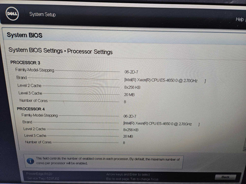 Dell PowerEdge R820 4x Xeon E5-4650 0 @ 2.70GHz 384GB RAM 2x PSU Perc )