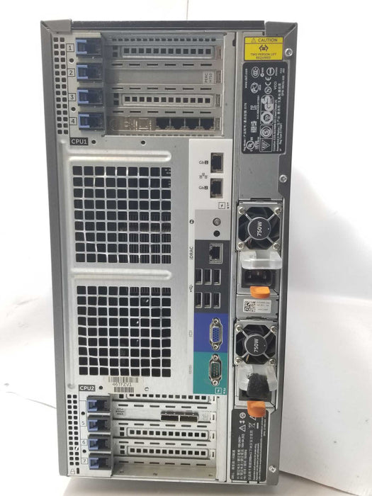 Dell PE T620, 2x Xeon E5-2640 2.5GHz, 64GB ECC DDR3, 2x PSU, H710, Read _