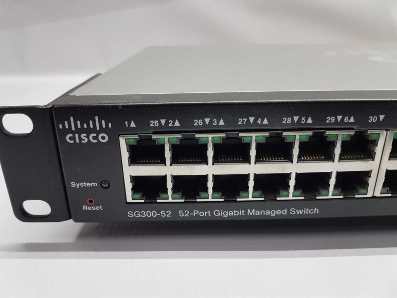 Cisco SG300-52 gigabit managed switch - factory reset #