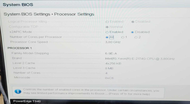 Dell PowerEdge T340 Xeon E-2174G, 32GB RAM, 2x 495W PSUs, PERC H730p =