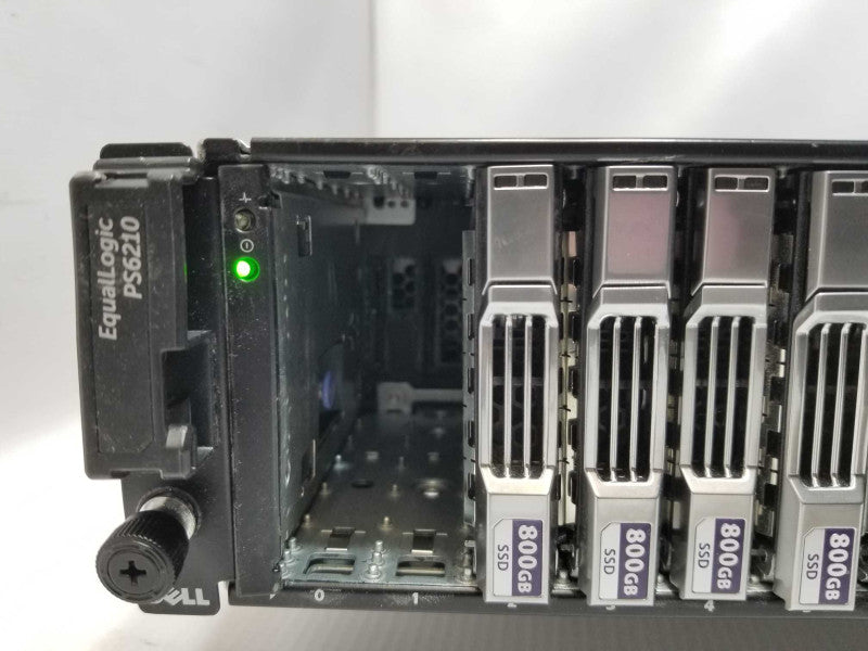 Dell Equallogic PS6210 24-Bay Storage with 2x Type 15 10G Controller, 2x PSU _