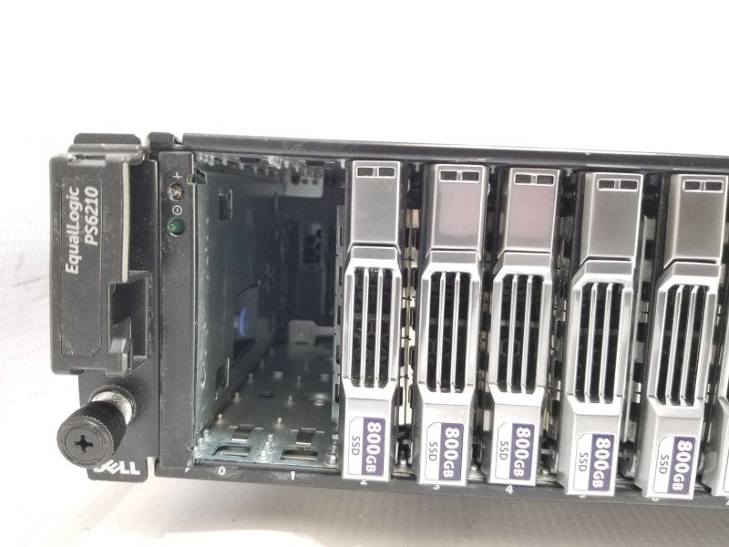 Dell Equallogic PS6210 24-Bay Storage with 2x Type 15 10G Controller, 2x PSU _