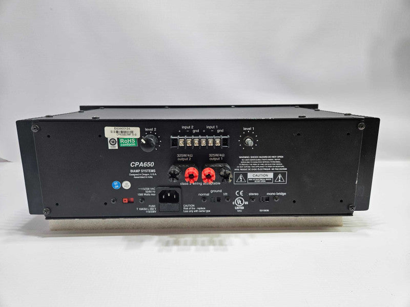 Biamp Systems CPA650 CPA 650 Amplifier )