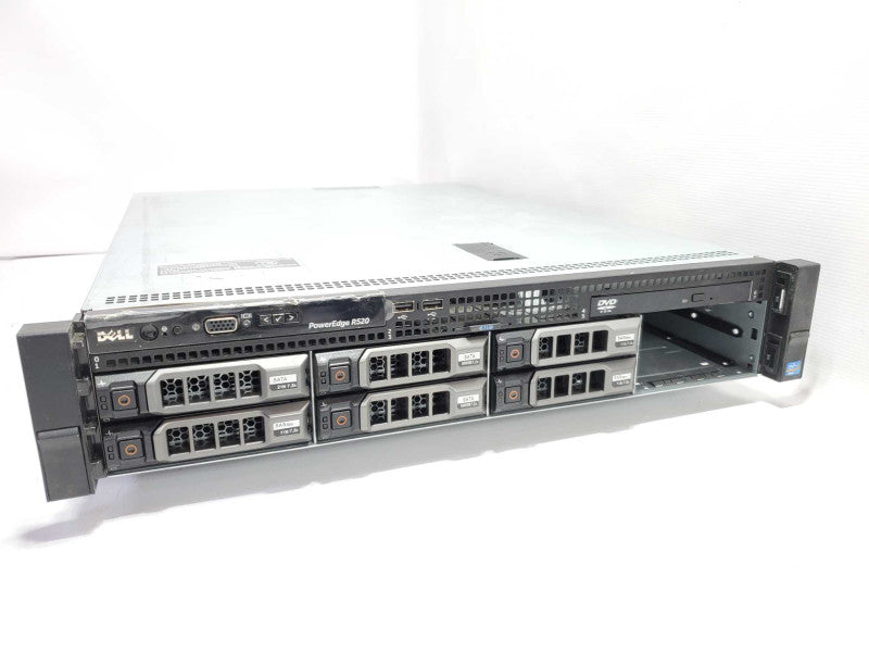 Dell PowerEdge R520 1x Xeon E5-2430 2.20GHz 6C/32GB, H310 Mini, NO HDDs, READ ~