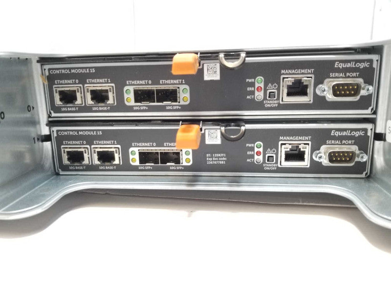 Dell Equallogic PS6100 24-Bay Storage with 2x Type 15 10G Controller, 2x PSU Q_