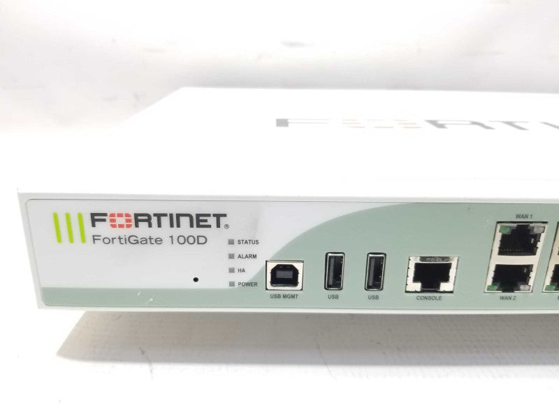 Fortinet FortiGate 100D Security Appliance, Factory Reset, Read _