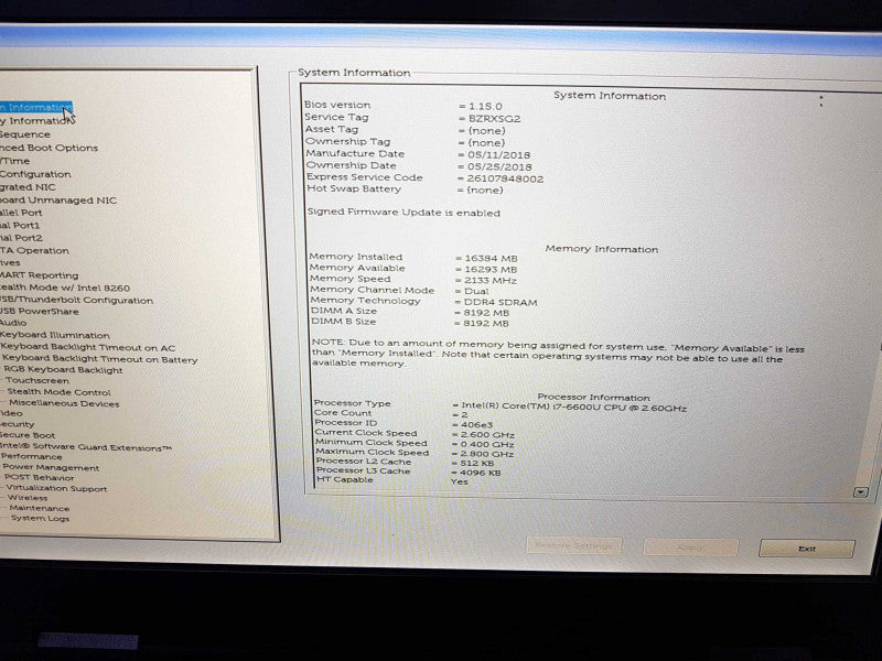 Dell Lattitude 5414 Rugged i7-6600U @ 2.60ghz / 16gb ram / READ  #