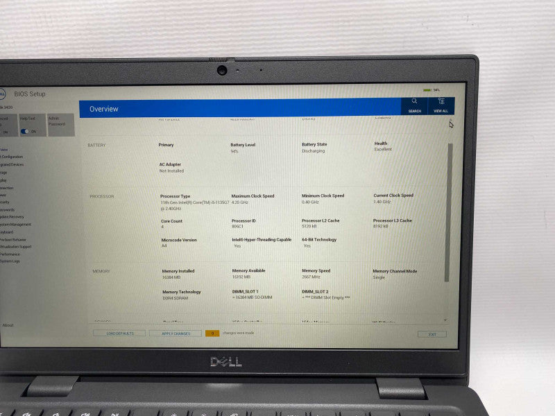 DELL Latitude 3420 with i5-1135G7 CPU 16GB RAM & 256GB SSD Storage  -