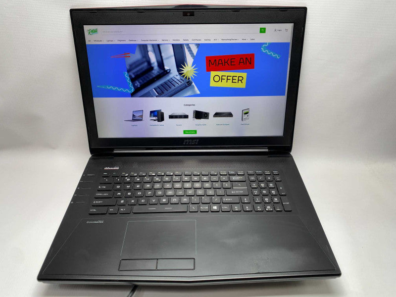 17\\" MSI GT72 2QE with i7-5700HQ CPU 32GB RAM & 512GB SSD Storage READ -