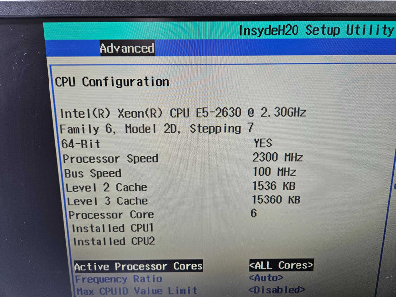 Dell PowerEdge C6220 4x Blades; 2x Xeon E5-2630 @ 2.30GHz 128 GB RAM/Blade )