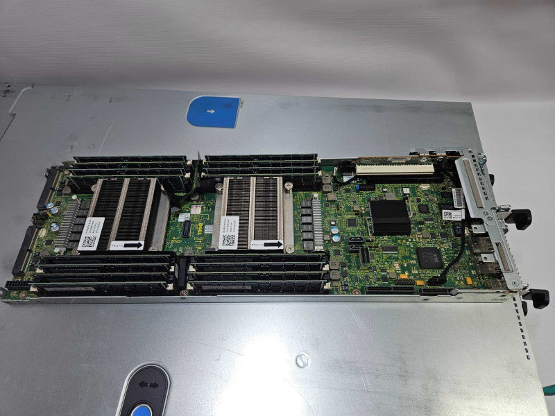 Dell PowerEdge C6220 4x Blades; 2x Xeon E5-2630 @ 2.30GHz 128 GB RAM/Blade )
