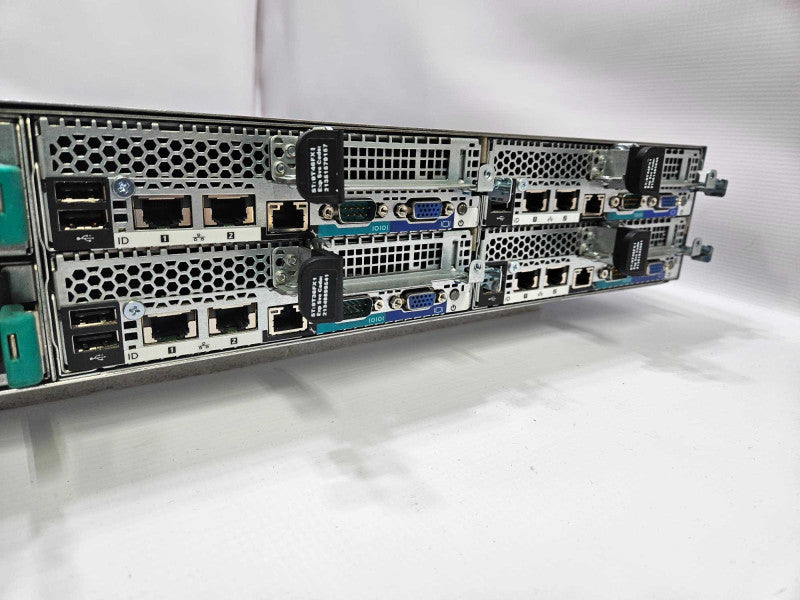 Dell PowerEdge C6220 4x Blades; 2x Xeon E5-2630 @ 2.30GHz 128 GB RAM/Blade )