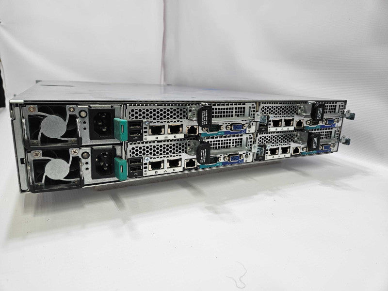Dell PowerEdge C6220 4x Blades; 2x Xeon E5-2630 @ 2.30GHz 128 GB RAM/Blade )