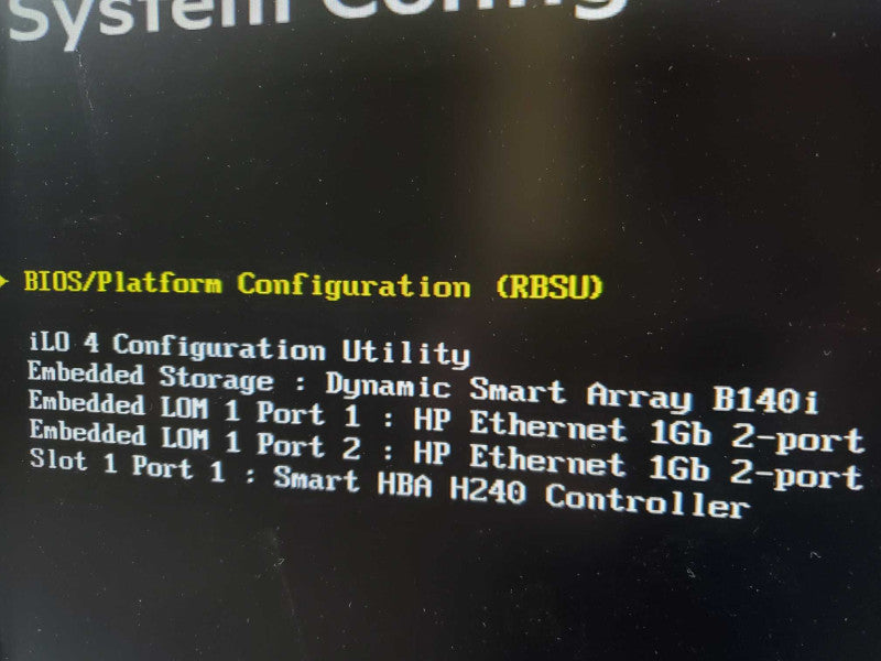 HP DL60 Gen9 1x E5-2609(v3) 1.9GHz 6C/8GB ECC, B140i, NO HDDS ~