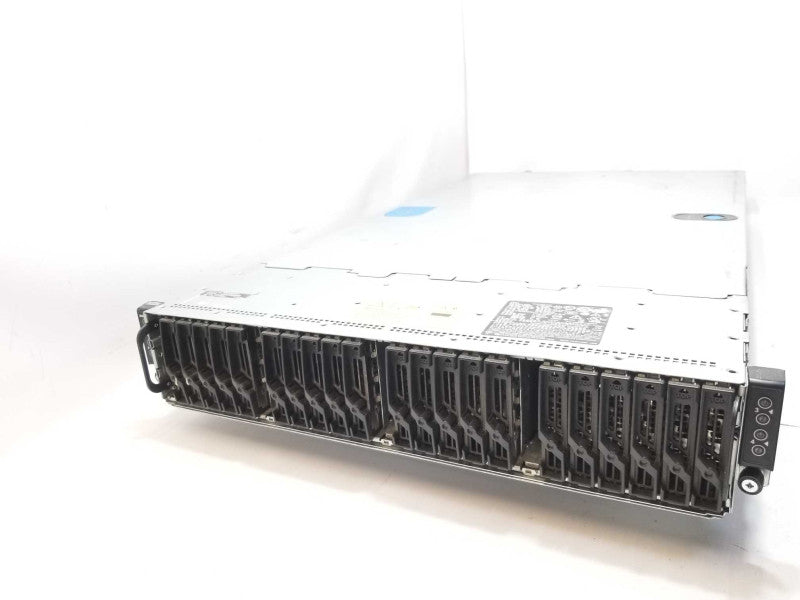 Dell PowerEdge C6220, 4 Node 8x Xeon E5-2630 2.3GHz, 512GB Total, 2x PSU, SEE Q_