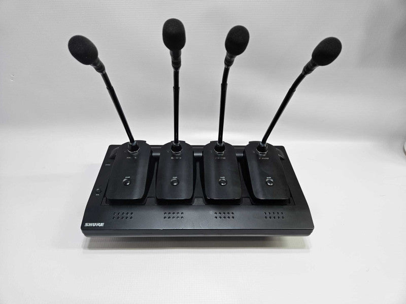 Shure MXWNCS8 Charging Station With 4x MXW8 Z10 Mic Q)