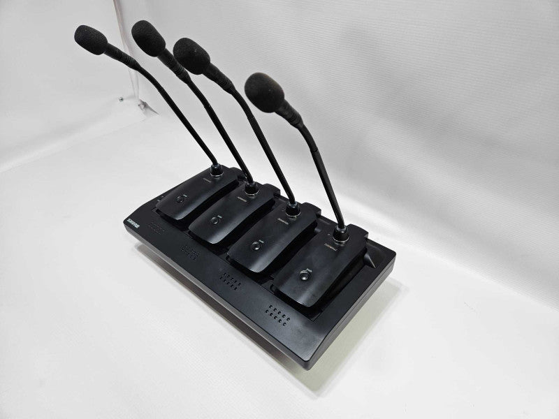 Shure MXWNCS8 Charging Station With 4x MXW8 Z10 Mic Q)