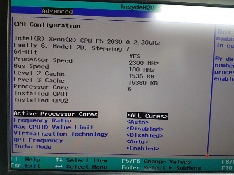 Dell C6220 blade chasses / 4x blades 2x E5-2630 per blade @ 2.30ghz / 128gb ram