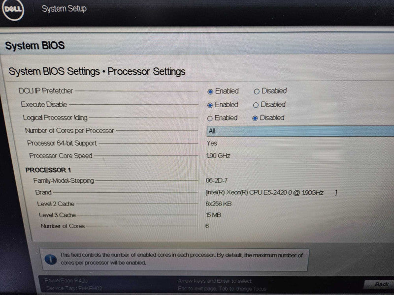 Dell PowerEdge R420 1x Xeon E5-2420 @ 1.90GHz 8GB RAM 2x PSU  )