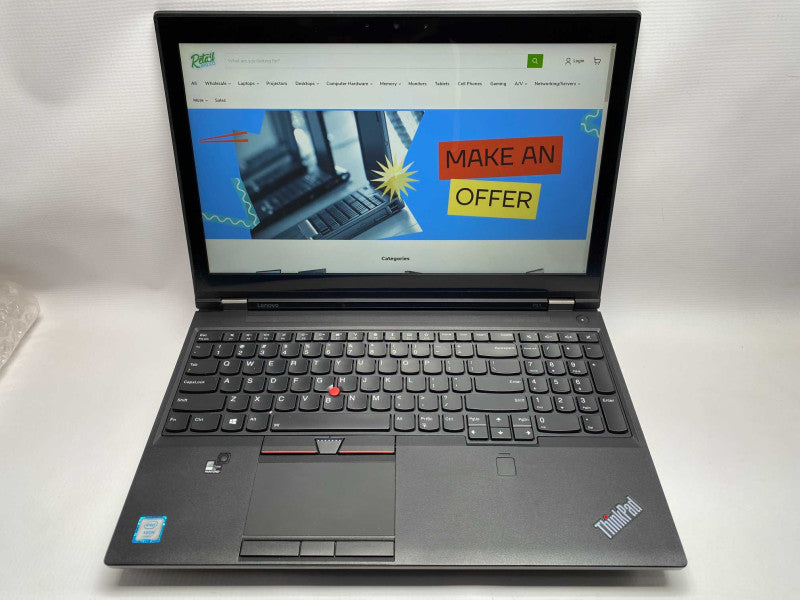 Lenovo P51 with Xeon E3-1505M v6 CPU 32GB RAM  7 512GB SSD Storage  -