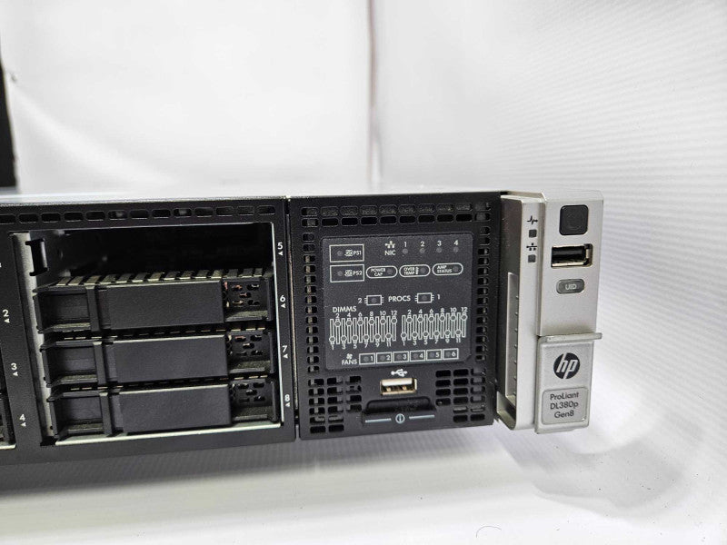 HP ProLiant DL380p Gen8 2x Xeon E5-2640 0 @ 2.50GHz 96 GB RAM P420i NO PSU )