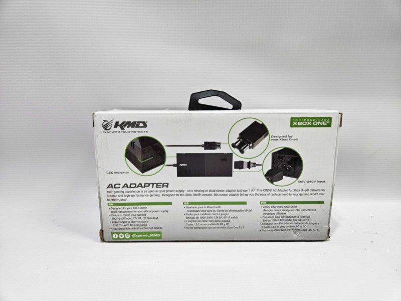 KMD AC Adapter For XBOX ONE- 7FT Cable 100v-240v Input; 12v 8A, 5V 1A Output )