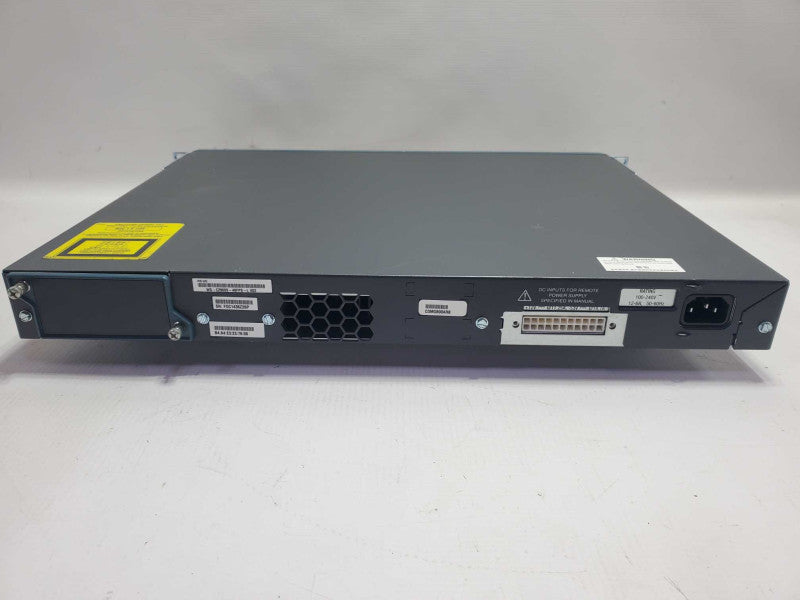 Cisco WS-C2960S-48FPS-L 48 Port PoE+ Gigabit Network Switch ~