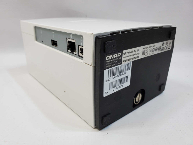 QNAP TS-228A 2-bay HDD Network Storage NAS + 2x 1TB HDD (