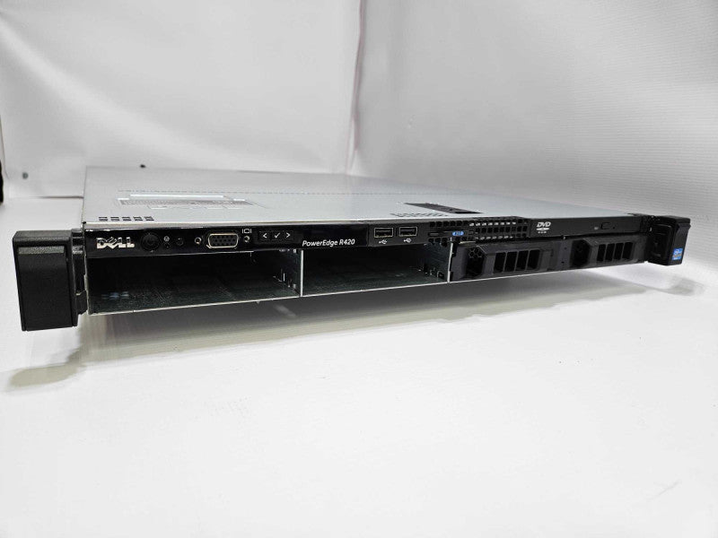 Dell PowerEdge R420 2x Xeon E5-2407 v2 @2.40GHz 32GB RAM PERC H310 Mini Q)