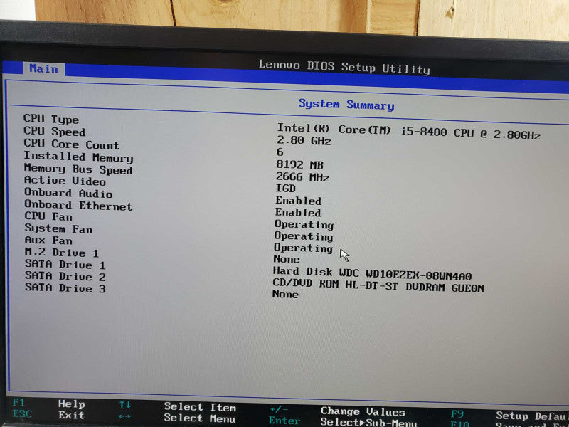 Lenovo IdeaCentre 510-15ICB - Core I5-8400 2.8GHz, 8GB, 1TB HDD ~