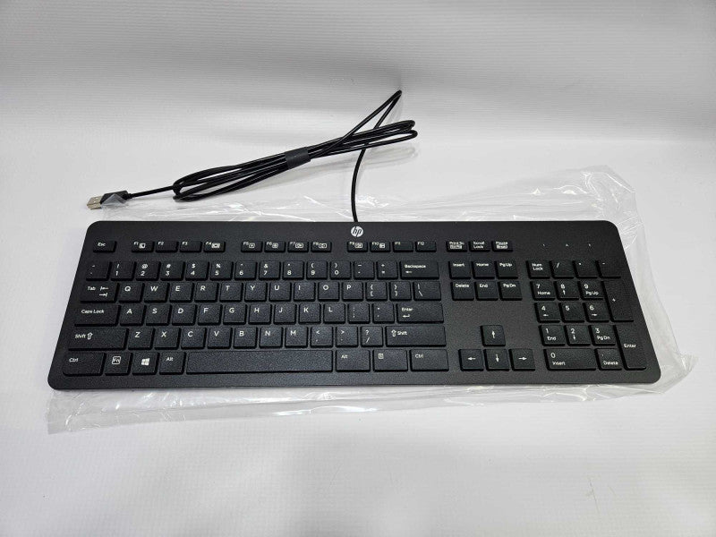 HP USB Slim Keyboard KBAR211 Q)