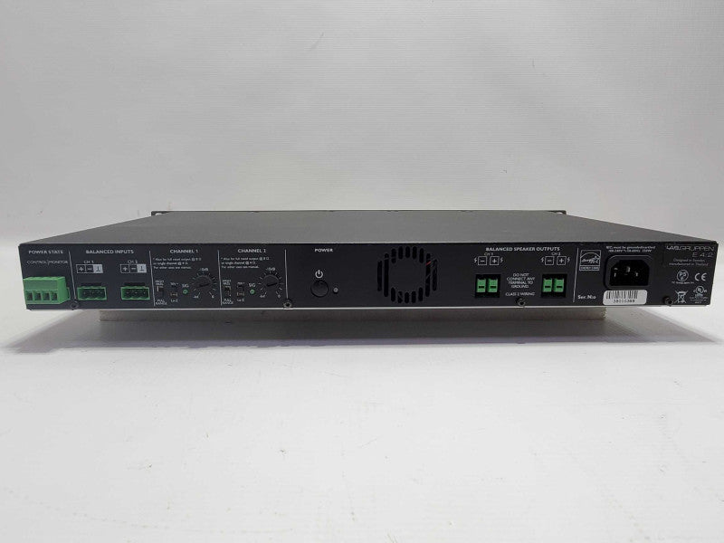 Lab Gruppen E Series 4:2 400 Watt Amplifier Powers On AS-IS~